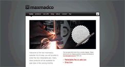 Desktop Screenshot of maxmadco.com