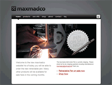 Tablet Screenshot of maxmadco.com